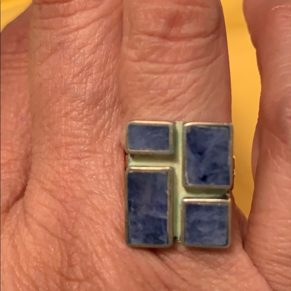 950 Peruvian Silver ring - Picture 2 of 4